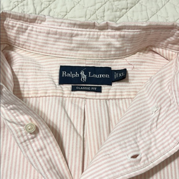 Men’s Ralph Lauren Pink Oxford Buttondown - Picture 2 of 2